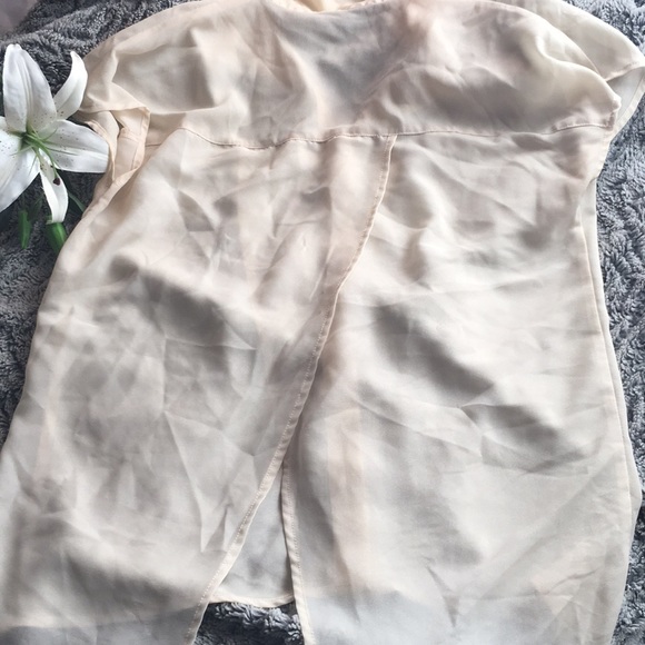 Sheer beige top - Picture 2 of 5